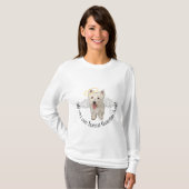 Westie Guardian Angel T-shirt (Voorkant volledig)