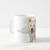 Westie Guardian Angels Koffiemok (Voorkant links)