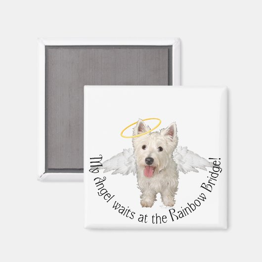 Westie Guardian Angels Magneet (Voorkant / Achterkant)