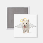 Westie Guardian Angels Magneet (Voorkant / Achterkant)