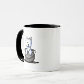 Westie Halloween Cauldron Cutie Mok (Voorkant links)