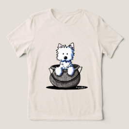 Westie Halloween Cauldron Cutie Tri-Blend Shirt