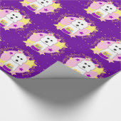 Westie Happy Birthday Wrapping Paper Cadeaupapier (Hoek)