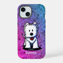 Westie Hartslag Hoesje voor Telefoon