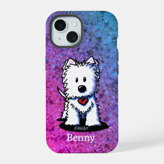 Westie Hartslag Hoesje voor Telefoon iPhone 15 Case