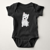 Westie Head Romper (Voorkant)