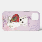 Westie Heart mama Case-Mate iPhone Case (Achterkant (horizontaal))