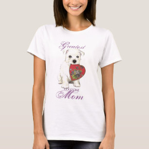 Westie Heart mama T-shirt