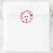 Westie Hearts Stickers (Tas)
