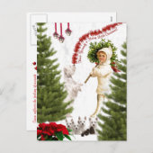 Westie heb jezelf een vrolijk klein kerstfeest feestdagenkaart (Voorkant / Achterkant)