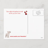 Westie heb jezelf een vrolijk klein kerstfeest feestdagenkaart (Achterkant)