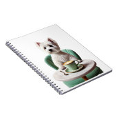 Westie heeft een latte Notitieboek (Rechterzijde)