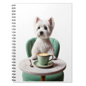 Westie heeft een latte Notitieboek (Voorkant)