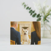 Westie heeft Royal Tea Briefkaart (Staand voorkant)