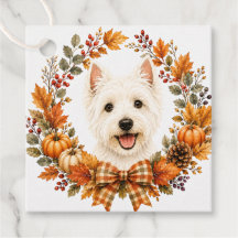 Westie-herfstkrans