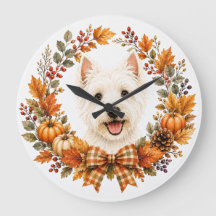 Westie-herfstkrans
