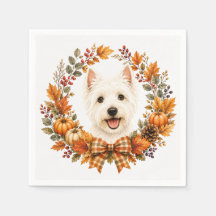 Westie-herfstkrans