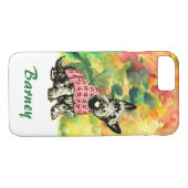 westie highland doodsbange hond iPhone 7 hoesje co (Achterkant (Horizontaal))