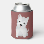 Westie hond blikjeskoeler (Blikje Achterkant)