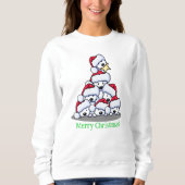 Westie-hond Kerstboom T-shirt (Voorkant)