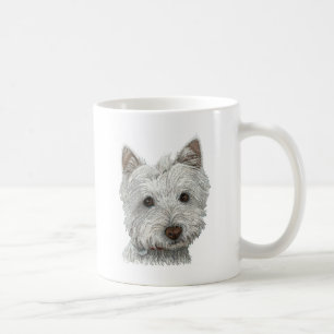 Westie hond koffiemok