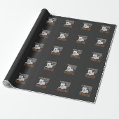 Westie-hond liefde typografie cadeaupapier (Uitgerold)