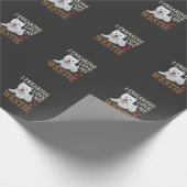 Westie-hond liefde typografie cadeaupapier (Hoek)