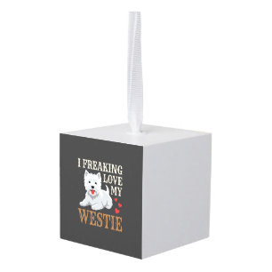Westie-hond liefde typografie decoratie