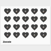 Westie-hond liefde typografie hart sticker (Vel)