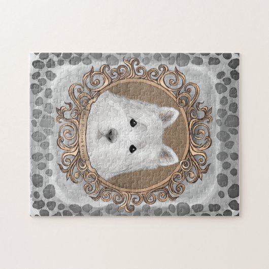 Westie hond puzzel (Horizontaal)