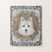 Westie hond puzzel (Verticaal)