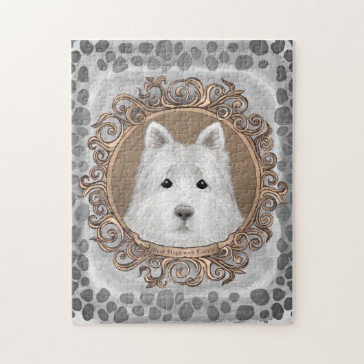 Westie Hond puzzel Legpuzzel (Verticaal)
