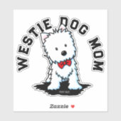 Westie Hond Sticker (Vel)