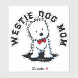 Westie Hond Sticker