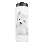 Westie hond thermosbeker (Voorkant)