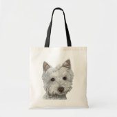 Westie hond tote bag (Voorkant)
