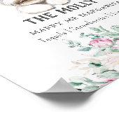 Westie Hondenhandtekening Drink Teken Poster (Hoek)