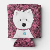 Westie Impressies Bloem Blikjeskoeler (Achterkant)