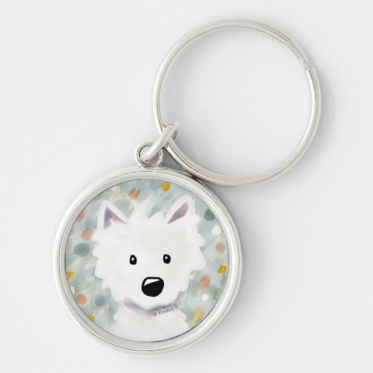 Westie Impressions Sleutelhanger (Voorkant)
