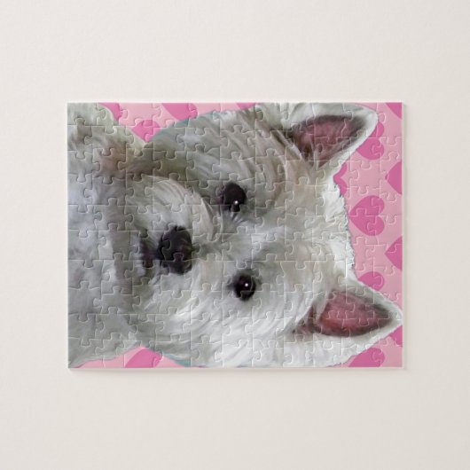 WESTIE IN MIJN HART LEGPUZZEL (Horizontaal)