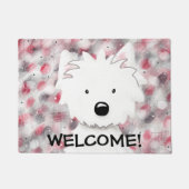 Westie-indrukken #2 Welkom Mat (Voorkant)