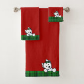 Westie Kerst KiniArt Handdoek Set (Insitu)