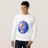 Westie Kerst Ornament Trui (Voorkant volledig)