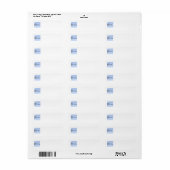 Westie Kerst Retouradres Label (Full Sheet)