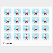 Westie Kerst stickers (Vel)