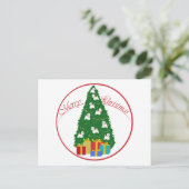 Westie Kerstboom Briefkaart (Staand voorkant)