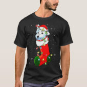 Westie kerstboom — kerstkerstkerstkerstkerstkerstk t-shirt (Voorkant)