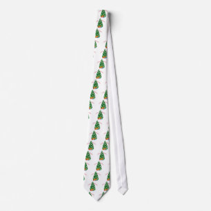 Westie Kerstboom Stropdas