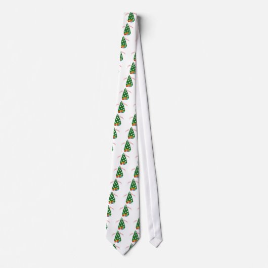 Westie Kerstboom Stropdas (Voorkant)