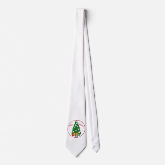 Westie Kerstboom Stropdas (Voorkant)